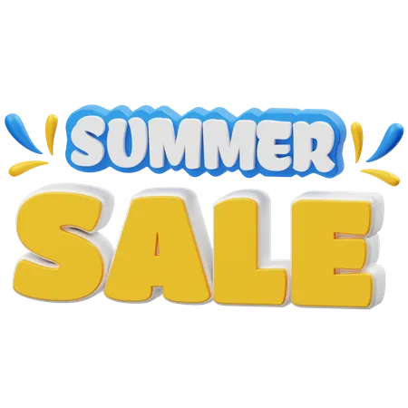 Summer Sale 3D Icon