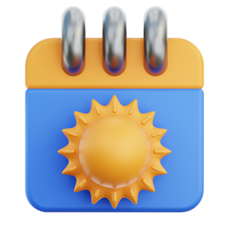 Summer Season  3D Icon