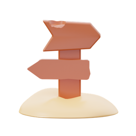 Summer Signpost  3D Icon