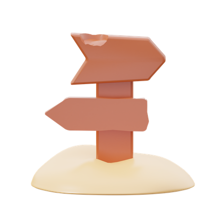 Summer Signpost  3D Icon