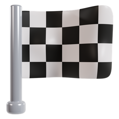 Summer Sports Finish Line  3D Icon