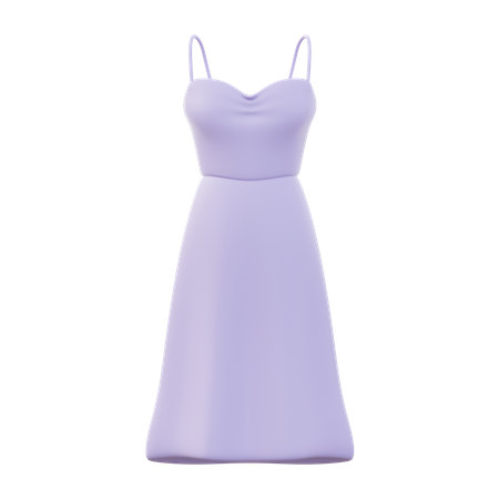 Summer Spring Dress Midi Women  3D Icon