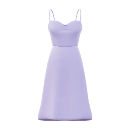 Summer Spring Dress Midi Women  3D Icon