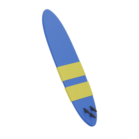 Summer Surfboard  3D Icon
