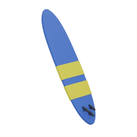 Summer Surfboard  3D Icon