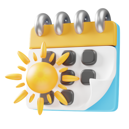 Summer Time  3D Icon