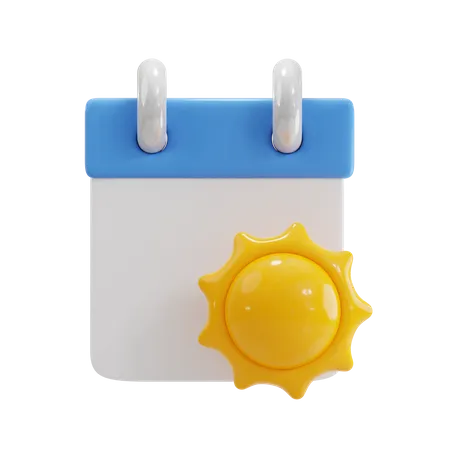 Summer Time  3D Icon