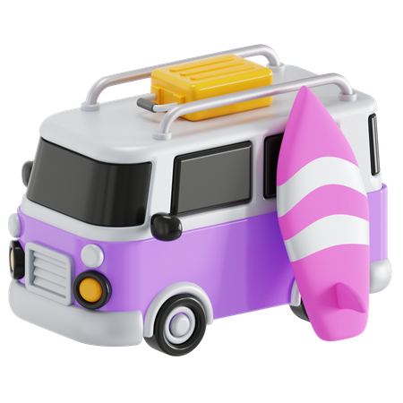Summer Trip  3D Icon