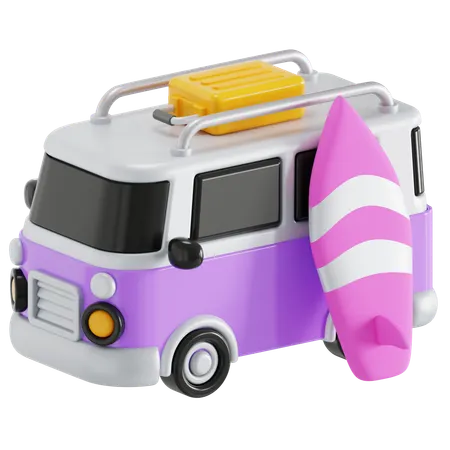 Summer Trip  3D Icon