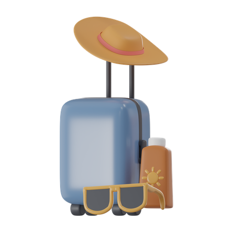 Summer Vacation  3D Icon