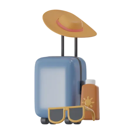 Summer Vacation  3D Icon