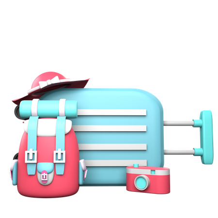 Summer Vacation  3D Icon