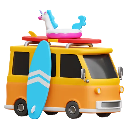 Summer vacation 3D Icon