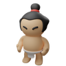 sumo emoji 3d