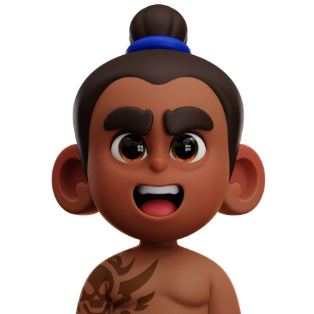 Sumo Player  3D Icon