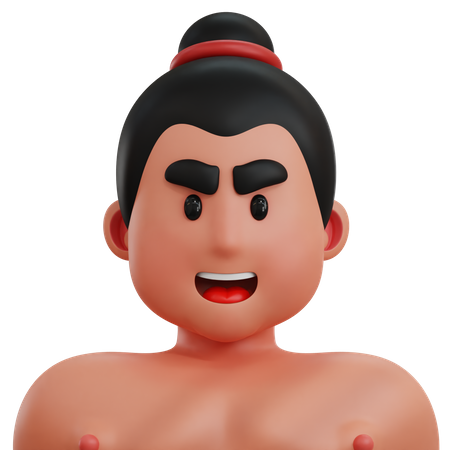 Sumo Player  3D Icon
