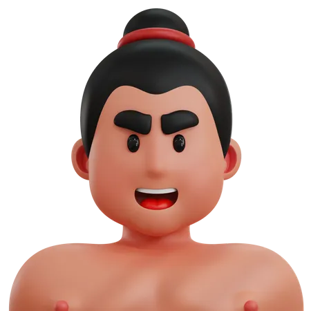 Sumo Player  3D Icon