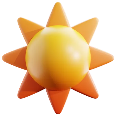 Sun Space 3 D Icon 3D Icon