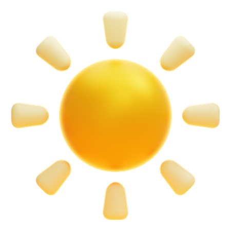 SUN  3D Icon