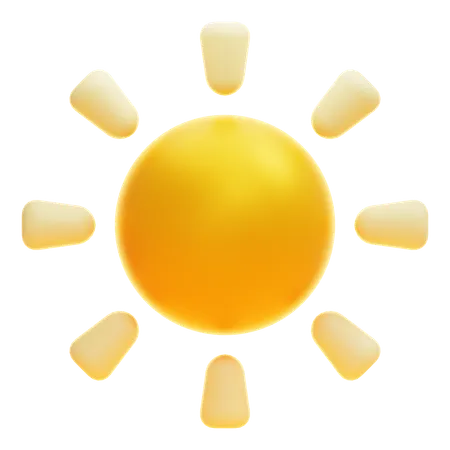 SUN  3D Icon