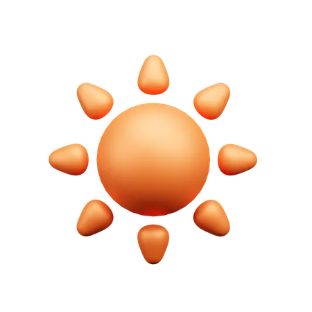 Sun  3D Icon