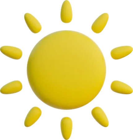 太陽  3D Icon