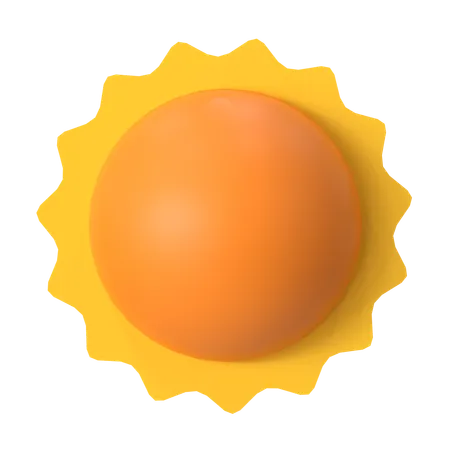 太陽  3D Icon