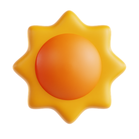 太陽  3D Icon