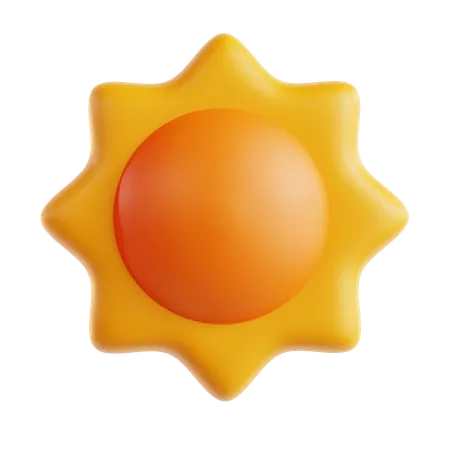 太陽  3D Icon