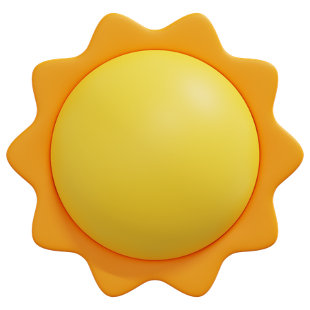 太陽  3D Icon