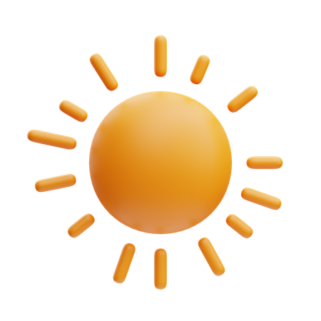 Sun  3D Icon