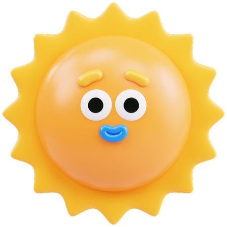 Sun  3D Icon