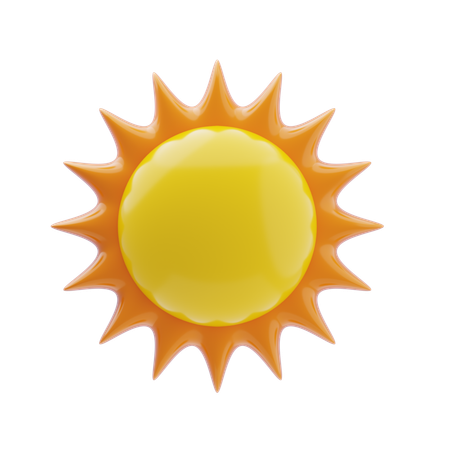 Sun  3D Icon