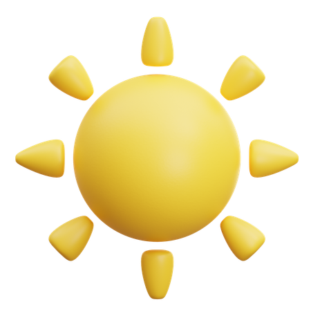 Sun  3D Icon