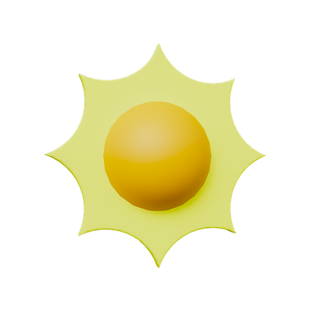 Sun  3D Icon
