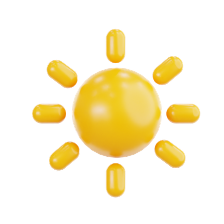 Sun  3D Icon