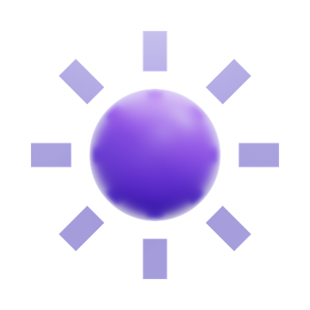 Sun  3D Icon