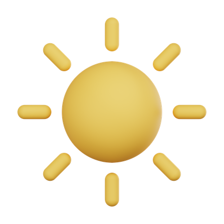 Sun  3D Icon