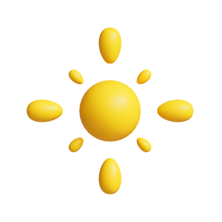 Sun  3D Icon