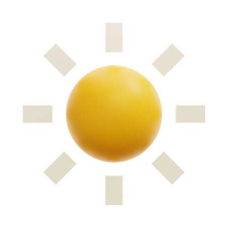 Sun  3D Icon