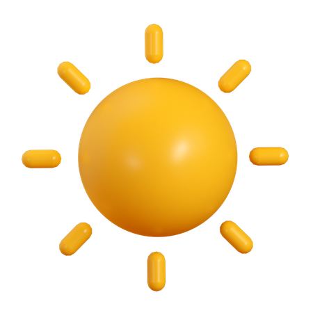 Sun  3D Icon