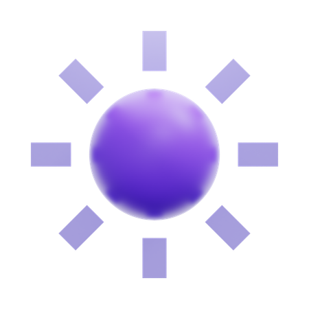 Sun  3D Icon