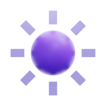 Sun  3D Icon