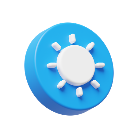 Sun  3D Icon