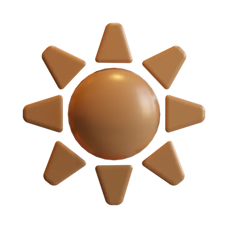 Sun  3D Icon