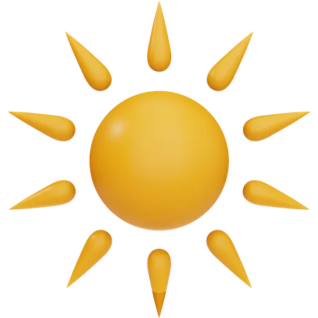 Sun  3D Icon