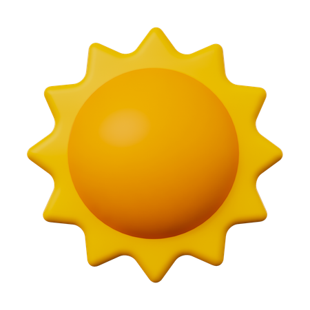 Sun  3D Icon