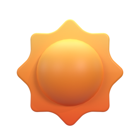 Sun  3D Icon