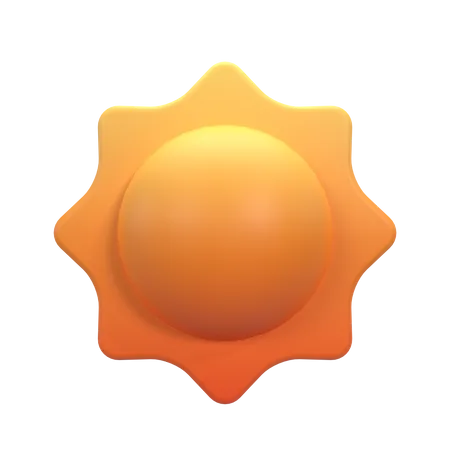 Sun  3D Icon