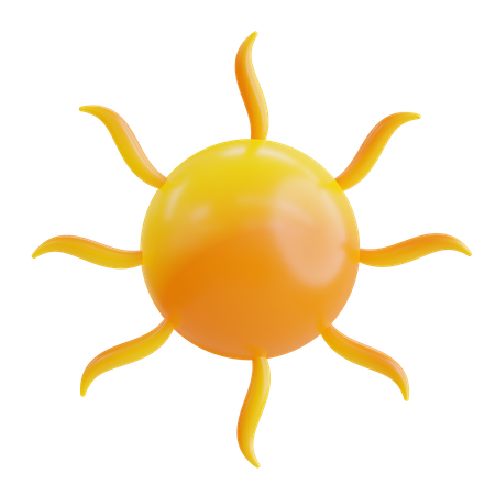 Sun  3D Icon